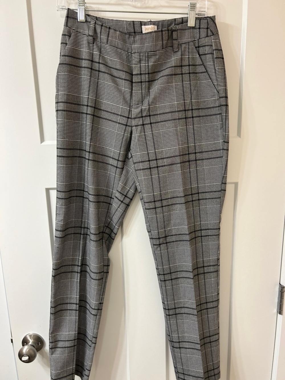 Laundry By Shelli Segal Gray Plaid Men's Dress Pants